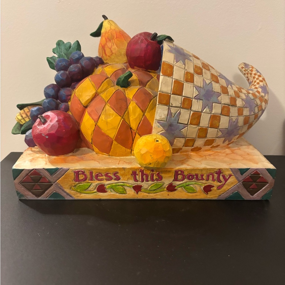 Jim Shore cornucopia Bless this Bounty